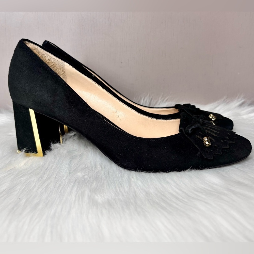 KARL LAGERFELD Suede Kiltie Loafers - Picture 4 of 10